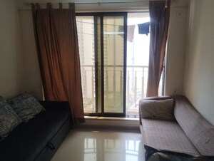 Living Room in 2 BHK Apartment at Dedhia Palatial Height, Powai – for Rent