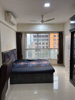Bedroom in 2.5 BHK Apartment at Jainam Elysium, Bhandup West – for Rent