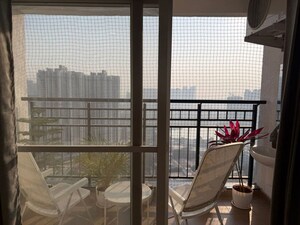 Staircase in 3 BHK Apartment at Prestige Tranquil, Kokapet – for Rent