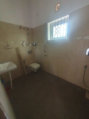 Bathroom in 5 BHK Villa at International Airport Road – for Rent