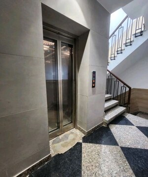 Staircase in 2 BHK Builder Floor at Palm Residency Chhatarpur, Chattarpur – for Rent