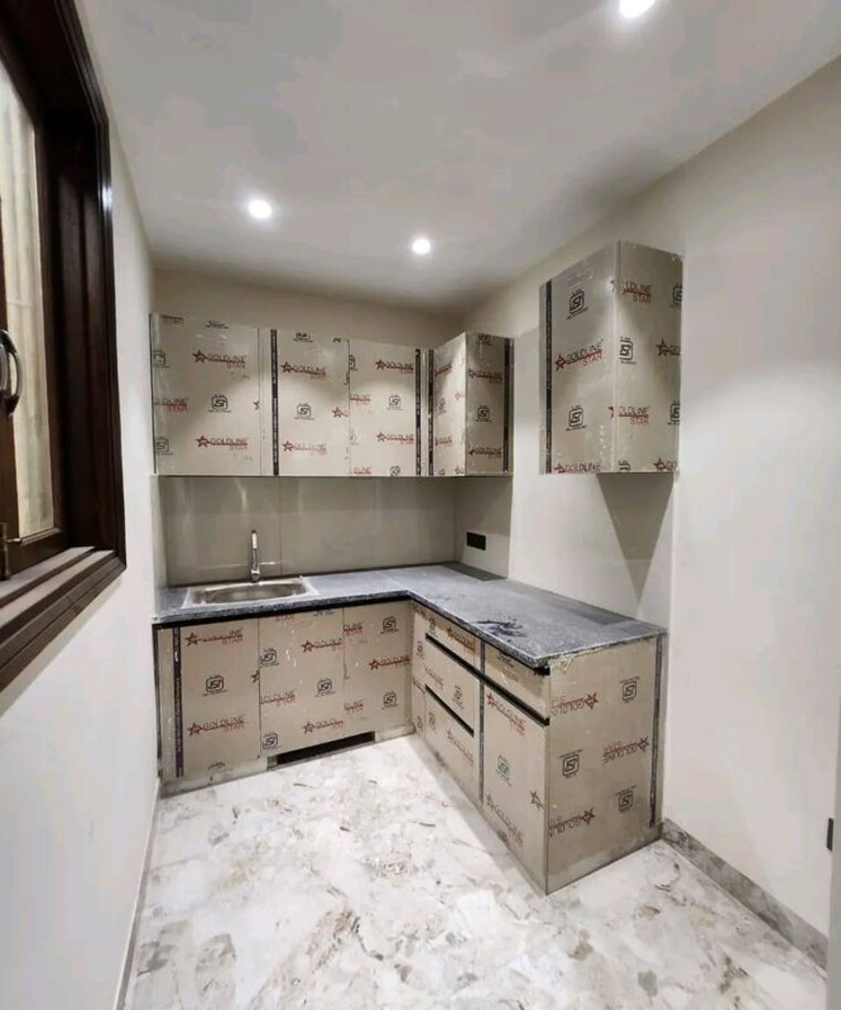 Kitchen, palm-residency-chhatarpur 2 Bedroom 900 Sq.Ft. Builder Floor In Chattarpur Delhi 9963138