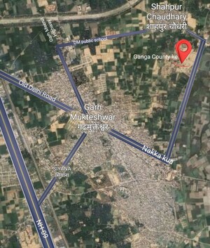  Plot – Map Location View at Aditya World City, Shahpur Bamheta - for Sale