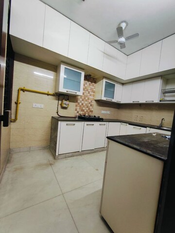 Kitchen in 3 BHK Builder Floor at Shivalik Colony – for Rent