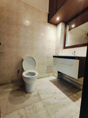 Bathroom in 3 BHK Builder Floor at Shivalik Colony – for Rent