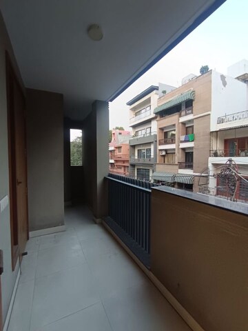 Balcony in 3 BHK Builder Floor at Greater Kailash I – for Rent