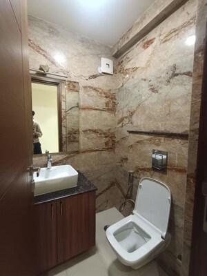 Bathroom in 3 BHK Builder Floor at Greater Kailash I – for Rent