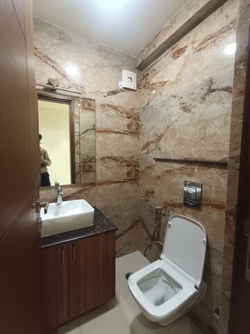 Bathroom in 3 BHK Builder Floor at Greater Kailash I – for Rent