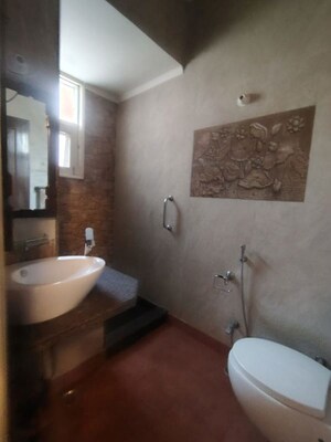 Bathroom in 3 BHK Builder Floor at Greater Kailash ii – for Rent