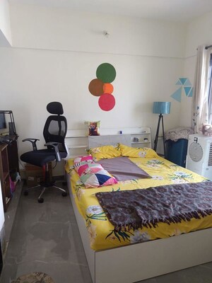 Bedroom in 1 BHK Apartment at Siddhi Highland Haven, Balkum Pada – for Rent