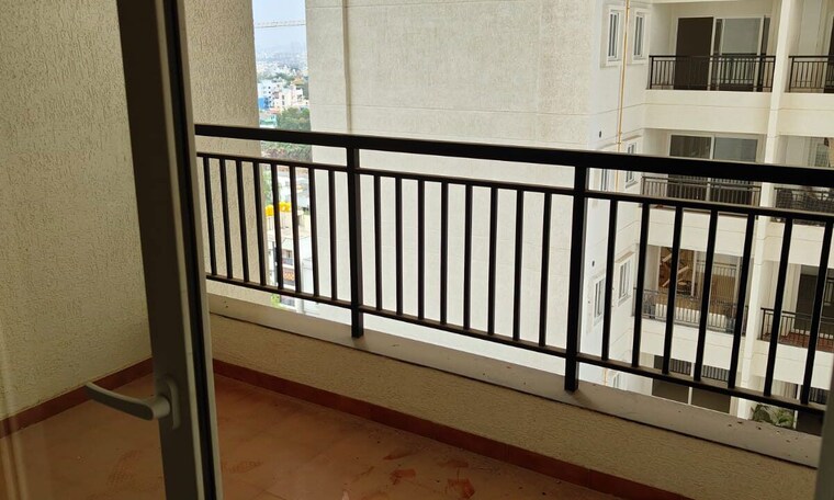 Balcony, vajram-newtown 3 Bedroom 1200 Sq.Ft. Apartment In Thanisandra Main Road Bangalore 9963308