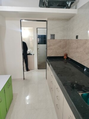 Kitchen in 2.5 BHK Apartment at Omkar Ananta, Goregaon East – for Rent