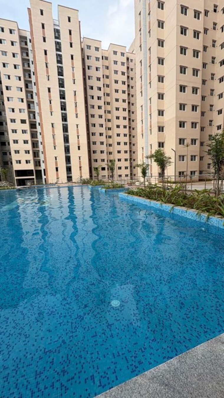 Swimming Pool, shriram-107-south-east 2 Bedroom 752 Sq.Ft. Apartment In Attibele Bangalore 9963343