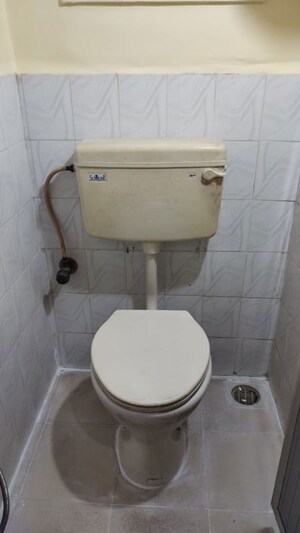 Bathroom in 1 BHK Apartment at Jivan Vihar, Bhandup East – for Rent