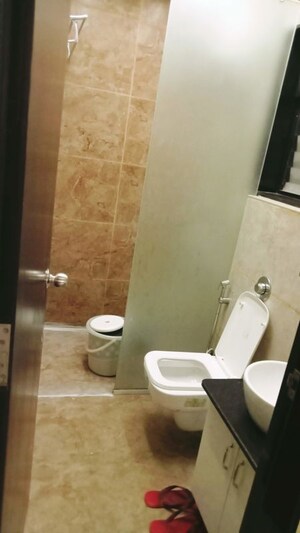 Bathroom in 1 BHK Apartment at Amanora Gold Towers, Hadapsar – for Rent
