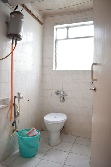Bathroom in 2 BHK Apartment at Mahalaxmi Nagar CHS, Warje – for Rent