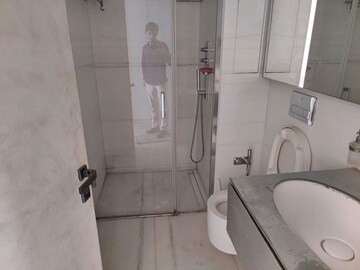 Bathroom in 4 BHK Apartment at Lodha World Crest, Worli – for Rent