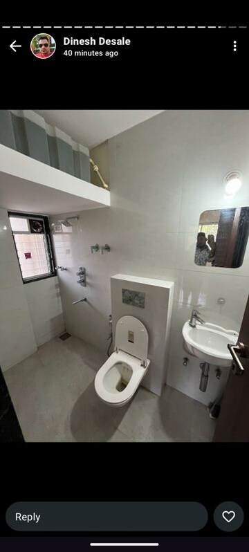 Bathroom in 2 BHK Apartment at Aaradhana Jai Matadee, Bhaskar Colony – for Rent