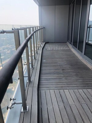 Balcony in 4 BHK Apartment at Lodha World Crest, Worli – for Rent