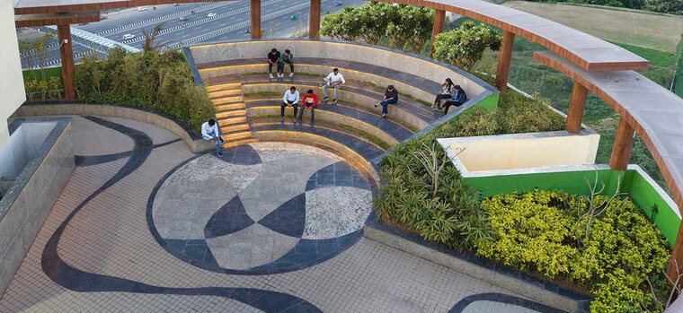 Terrace, rise-organic-homes 2 Bedroom 750 Sq.Ft. Apartment In Mahurali Ghaziabad 9963418