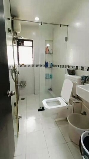 Bathroom in 3 BHK Apartment at Sindhi Society, Chembur – for Rent