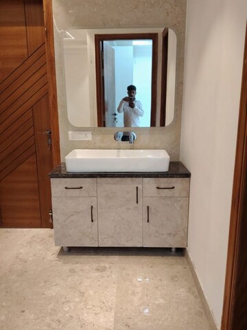 Bathroom in 4 BHK Builder Floor at Ansal Plaza Sector-23, Sector 23 – for Rent