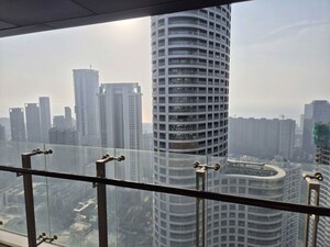 Balcony in 3 BHK Apartment at Lodha World Crest, Worli – for Rent