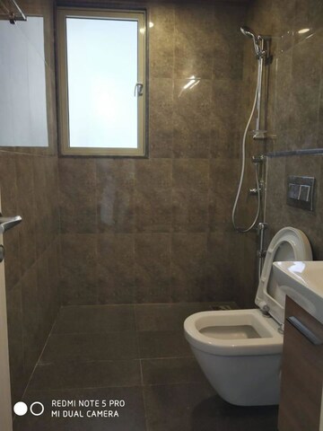 Bathroom in 3 BHK Apartment at Sheth Polaris, Goregaon West – for Rent