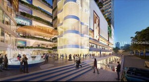  Shop – Exterior View View at Trehan Iris Broadway Greno West, Roza Yakubpur - for Sale