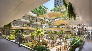  Shop – Exterior View View at Trehan Iris Broadway Greno West, Roza Yakubpur - for Sale