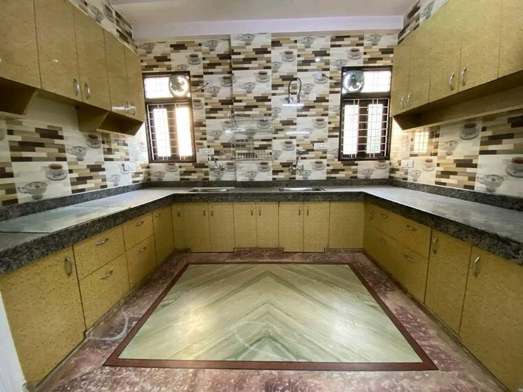 Kitchen, palm-residency-chhatarpur 2 Bedroom 1100 Sq.Ft. Builder Floor In Chattarpur Delhi 9963536