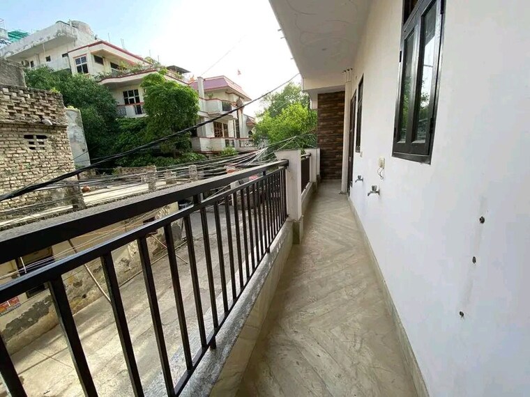 Balcony, palm-residency-chhatarpur 2 Bedroom 1100 Sq.Ft. Builder Floor In Chattarpur Delhi 9963536