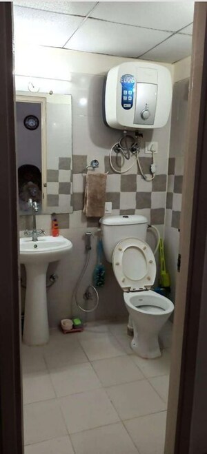 Bathroom in 2 BHK Apartment at Gaur Atulyam, Omicron I Greater Noida – for Rent