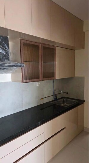 Kitchen in 3 BHK Apartment at Hallmark Treasor, Narsingi – for Rent