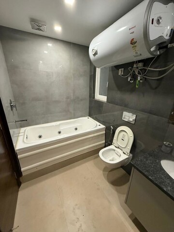 Bathroom in 4 BHK Builder Floor at Ansal Plaza Sector-23, Sector 23 – for Rent