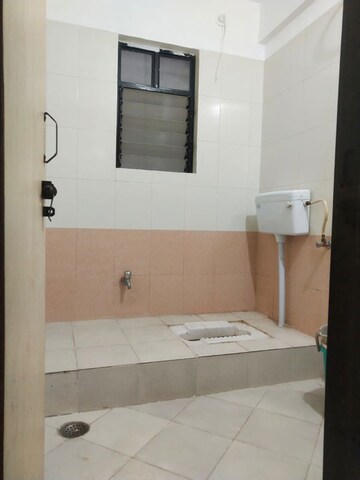 Bathroom in 3 BHK Apartment at Nisarg Akash, Pimple Nilakh – for Rent