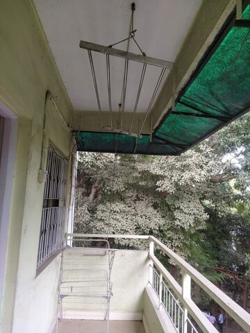 Balcony in 1 RK Apartment at Bhusari Colony – for Rent