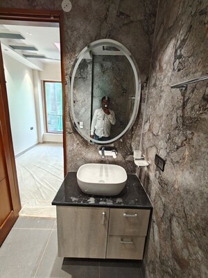 Bathroom in 3 BHK Apartment at Sector 7 Dwarka – for Rent