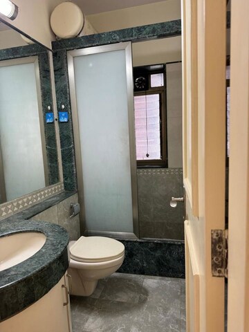 Bathroom in 2 BHK Apartment at Raheja Sherwood, Goregaon East – for Rent