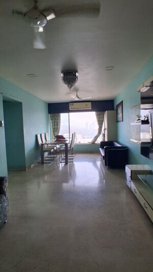 Living Room in 2 BHK Apartment at Rizvi Oak, Malad East – for Rent