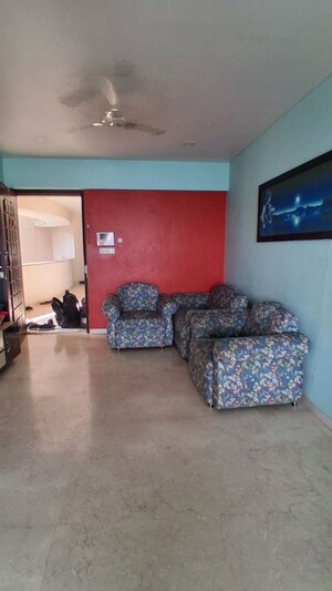 Living Room in 2 BHK Apartment at Rizvi Oak, Malad East – for Rent