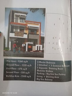 2 BHK + Study Room Independent House For Sale in Kanpur Road
