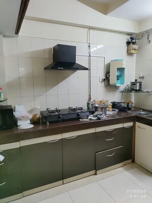 Kitchen in 2 BHK Apartment at K Raheja Vihar, Powai – for Rent