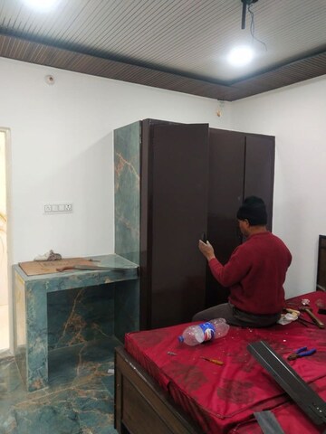 Bedroom in 1.5 BHK Builder Floor at NDA Rail Vihar, Sector 33 – for Rent