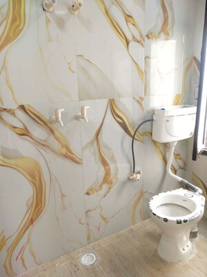 Bathroom in 1.5 BHK Builder Floor at NDA Rail Vihar, Sector 33 – for Rent