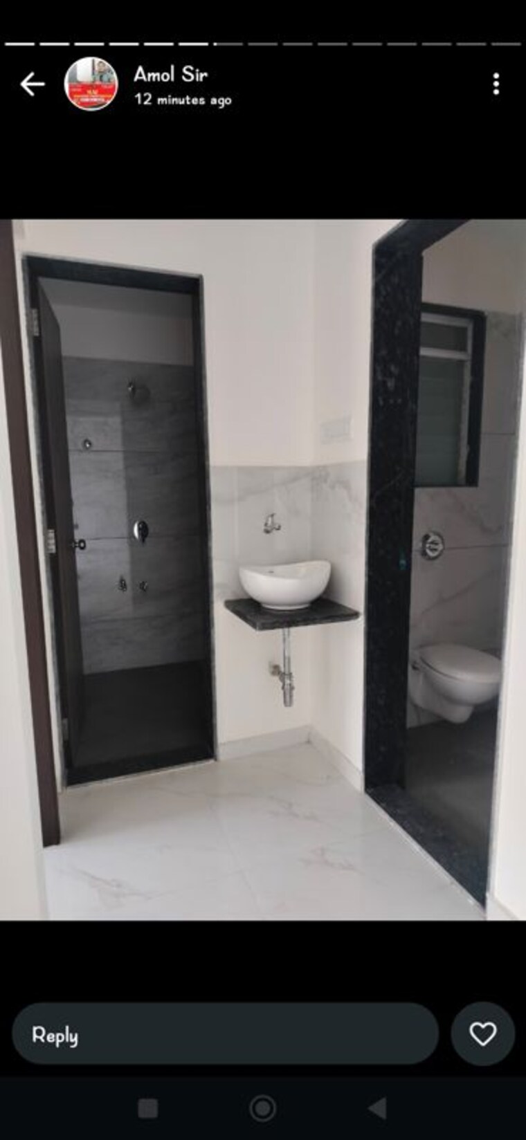 Bathroom, metropolis-bayside 1 Bedroom 470 Sq.Ft. Apartment In Kasarvadavali Thane 9963965