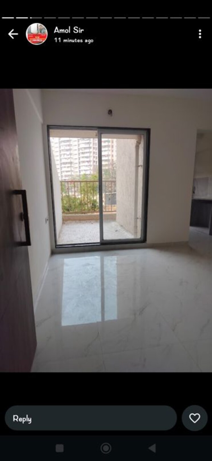 Room, metropolis-bayside 1 Bedroom 470 Sq.Ft. Apartment In Kasarvadavali Thane 9963965