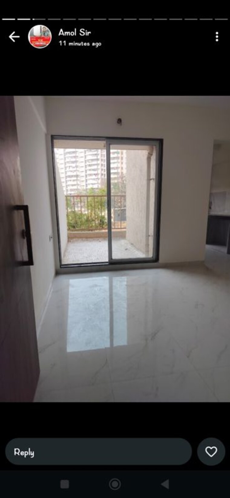 Room, metropolis-bayside 1 Bedroom 470 Sq.Ft. Apartment In Kasarvadavali Thane 9963965