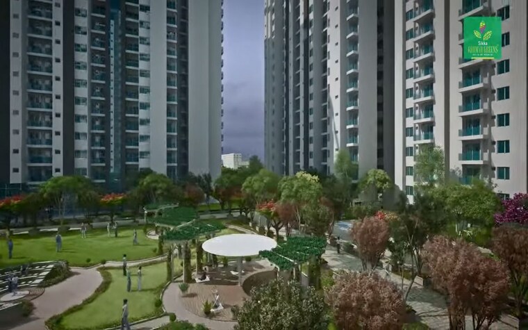 Exterior View, sikka-kaamya-greens 2 Bedroom 1150 Sq.Ft. Apartment In Sector 10 Greater Noida Greater Noida 9963961