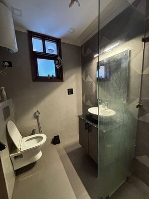 Bathroom in 3 BHK Apartment at Saket – for Rent
